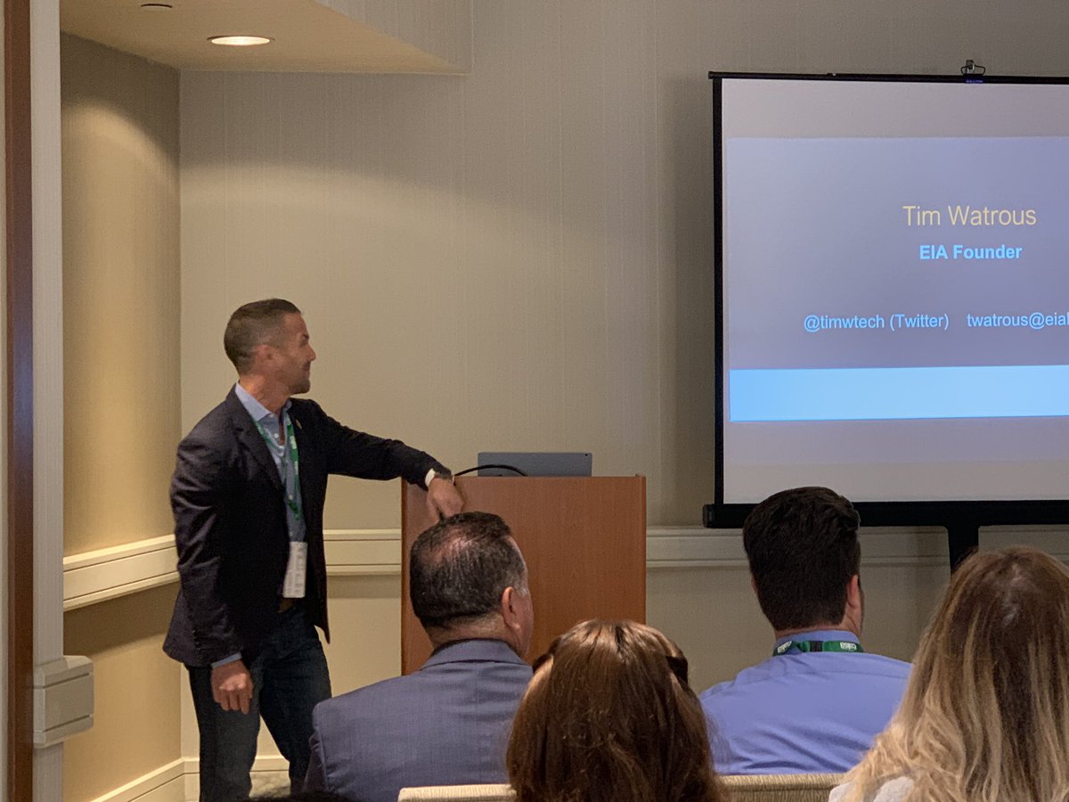 Tim Watrous shares the story of the #EIAK12 founding partnership with <a href="/CALSAfamilia/">CALSA</a> to provide technical leadership training for non-technical administrators. Find out more at eiak12.org @CALSASI2019 #CalsaSI2019