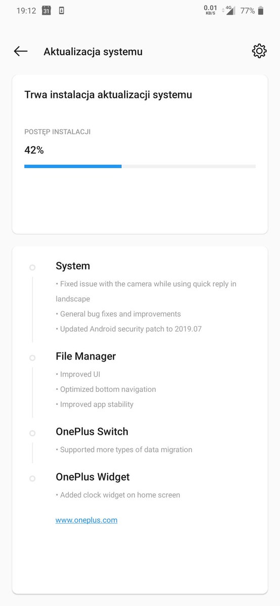 rychuzeus's tweet photo. Hej #OnePlusTeam mamy kolejną betę dla 6 i 6T https://t.co/JWYkfbn914