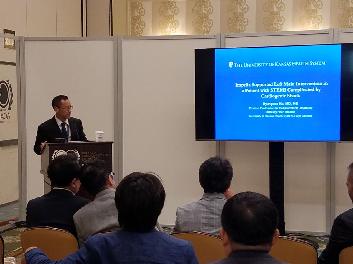 Dr. Byungsoo Ko, Cardiologist at HaysMed recently presented at an international cardiology conference.   haysmed.com/haysmed-cardio…