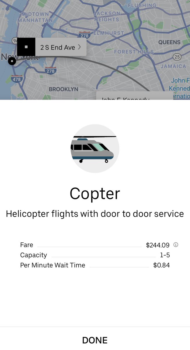 Sneakerhead37's tweet photo. Uber Copter has arrived in NYC 🚁 https://t.co/X94dq4j2rj