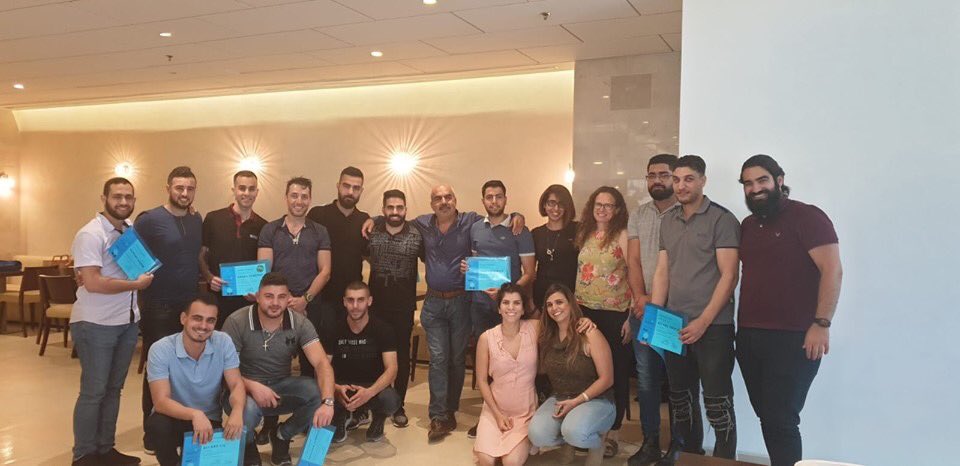 TsofenTech's tweet photo. Zubedat Ameer, graduate of our recent training, writes "I thank you for the close and intensive mentorship and for the huge amount of knowledge you have given me. Thanks for your openness, acceptance and warmth which you provide to each individual you work with... (1/2) https://t.co/BxFdkI37Uj