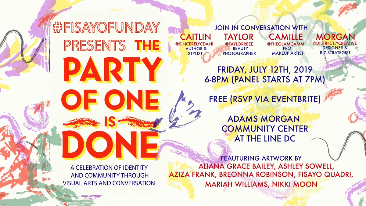 LoveOhLou's tweet photo. THIS FRIDAY! I've curated a pop up art show featuring young artists on display this Friday at @amcc_dc!  Come and view art, listen to music and enjoy snacks! I'll also be moderating a panel discussion on fashion and beauty. Admission is free so come out and bring a friend! https://t.co/h5Ap8jEPJC