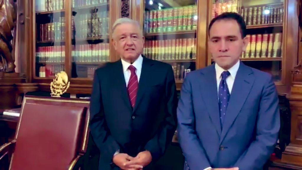 centralinfoTV's tweet photo. El Presidente @lopezobrador_ nombra como nuevo Secretario de Hacienda a Arturo Herrera Gutiérrez tras la renuncia de Carlos Urzúa. https://t.co/hn6Zt8Y3lp