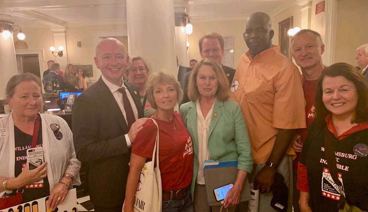 mikemullin4VA's tweet photo. We're lucky to have leaders like @ChrisHurstVA and @KayeKory, candidates like @herb4virginia and @DowneyForVA, and advocates like @MomsDemand all fighting for common-sense gun reform in Richmond today. #GVPsession #VoteAndLaws https://t.co/zjkR5EqLHI