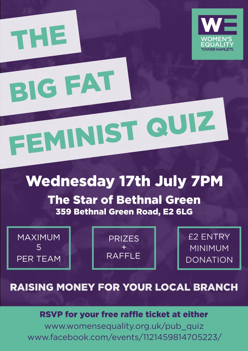 Nothing to do next Wednesday? Come to our pub quiz, raising funds for <a href="/WEPTowerHamlets/">WEPTowerHamlets</a>! I'm going to be quizmaster 😬 RSVP here: facebook.com/events/1121459…