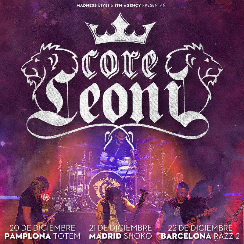 MadnessLive's tweet photo. El líder de #Gotthard, Leo Leoni, rinde tributo a todos sus grandes temas en @CoreleoniO, nuevo proyecto donde cuenta con la magnífica voz del incomparable @ronnieromerov al frente.  El próximo mes de diciembre, visitarán Pamplona, Madrid y Barcelona. #coreleoni #hardrock #rock https://t.co/A94nwr4z1N