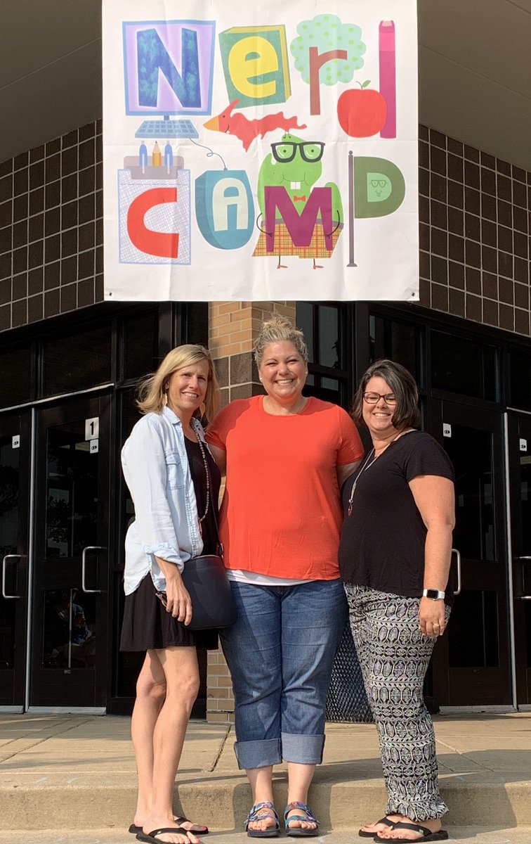 #nERdcampMI was a blast! Can’t wait for next year🤓Love my travel buddies <a href="/ritamshaffer/">Rita Shaffer</a> <a href="/lbrauzdcs/">Lindsey Brauzer</a>