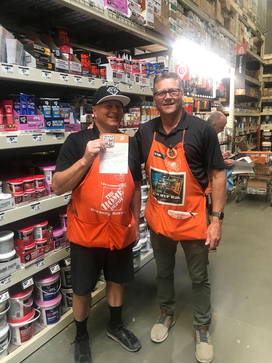 Will Johnson from 8597 driving outstanding in stock in the paint DEPT.