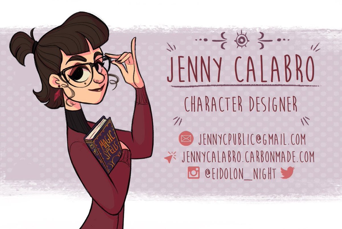 Hi #PortfolioDay I'm Jenny Calabro & I'm looking for work! I've done vis dev, character & prop for #Disney #Nickelodeon  #MarvelAnimation & #Starburns on shows ranging from jr, kid, teen & adult. To name a few: #GlitchTechs #ElenaofAvalor #MarvelRising
?: https://t.co/FcBvbSLPMB 