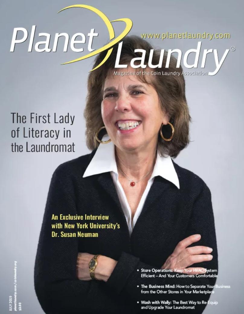 2SmallToFail's tweet photo. #DYK? Our research with @laundrycares and @SusanBneuman on creating literacy-rich environments in laundromats was featured in the latest issue of PlanetLaundry! Read the issue to learn more: https://t.co/URHg543CEn https://t.co/SZBRlaldZW