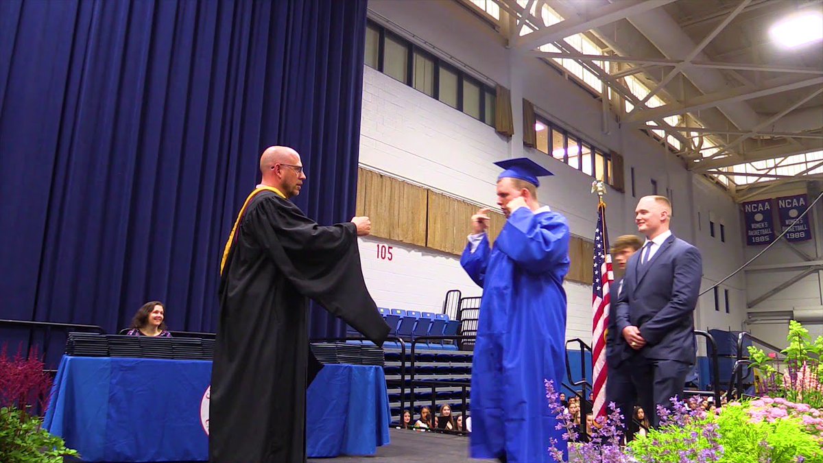 centerforautism's tweet photo. New York high school holds heartwarming ‘silent graduation’ so student with #autism can receive diploma. 
Read: https://t.co/hKj9SISuKT https://t.co/YvYu6mXfPr