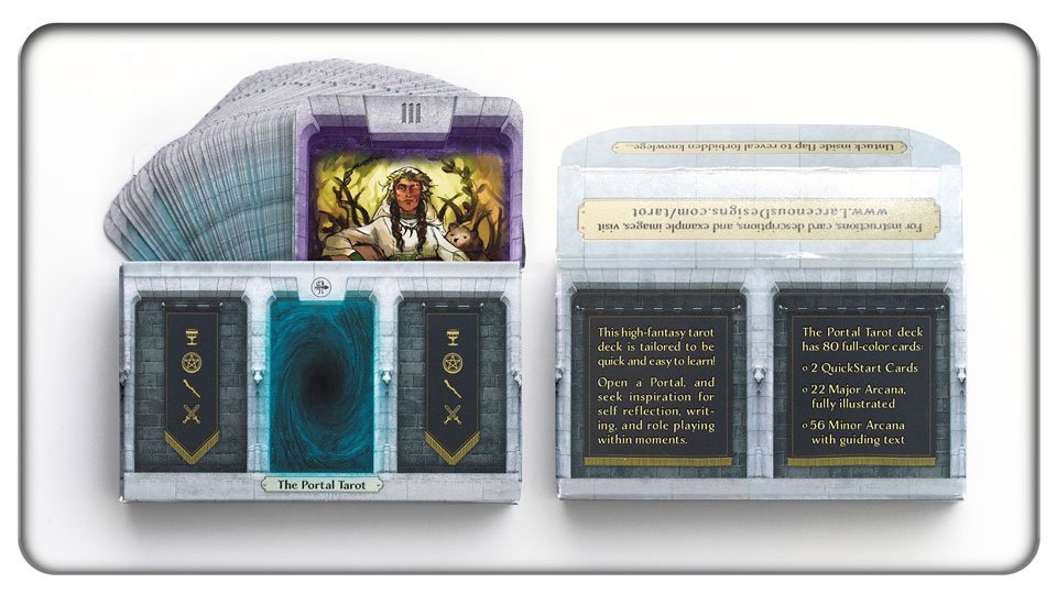 My fantasy- #RPG #Tarot deck has funded on #Kickstarter with a week left! kickstarter.com/projects/37639…