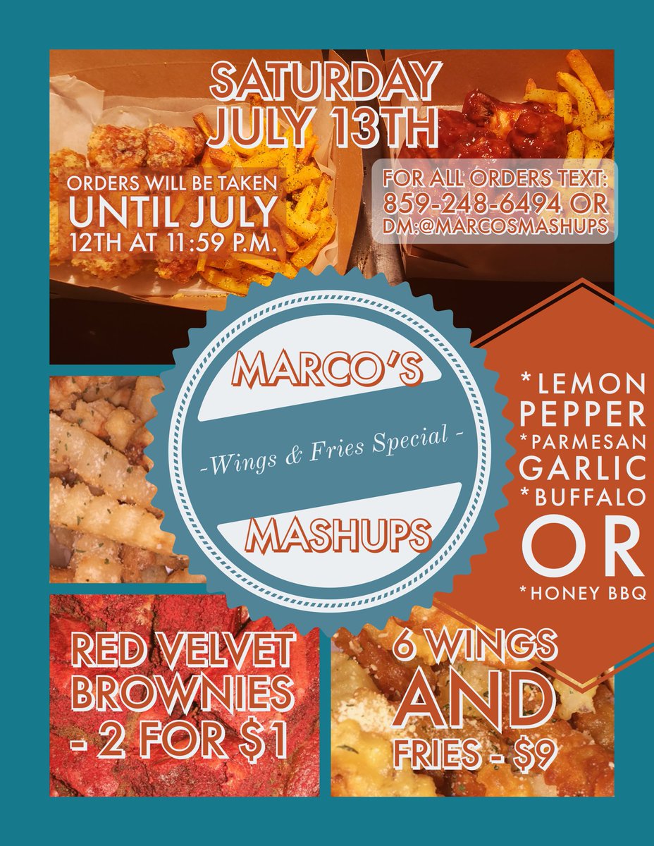 Marcosmashups's tweet photo. ‼️THIS SATURDAY ‼️ PLACE ORDERS NOW‼️ https://t.co/v1k9hkLgMT
