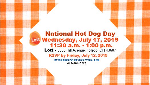 lottserves's tweet photo. Food and Fun!  National Hot Dog Day - Wednesday, July 17th - Lott Industries - https://t.co/h662lktg8J https://t.co/Rt4d6HTP1H