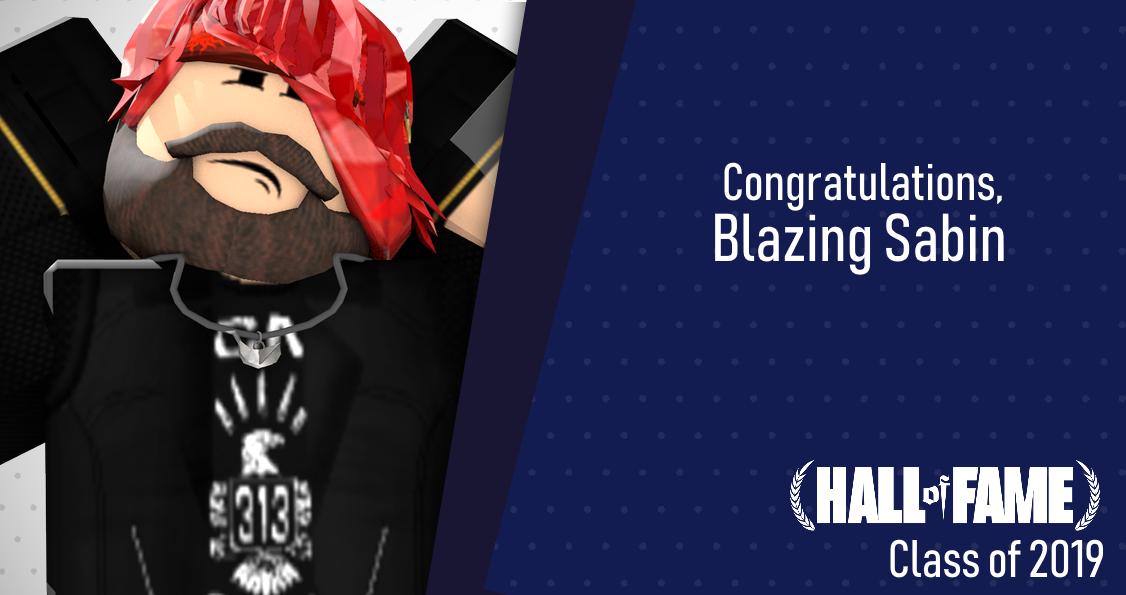 UKWRBLX's tweet photo. Last night on RIOT..

It was revealed that entering the UKW HALL OF FAME CLASS of 2019...

@blazingsabin!

The man that's a GRAND SLAM champion in @UKWRBLX played a HUGE role in the success of the federation, with memorable matches with the likes of @TheMakerDrew &amp; @TheAlkasis! https://t.co/7U6fW8Fa5S