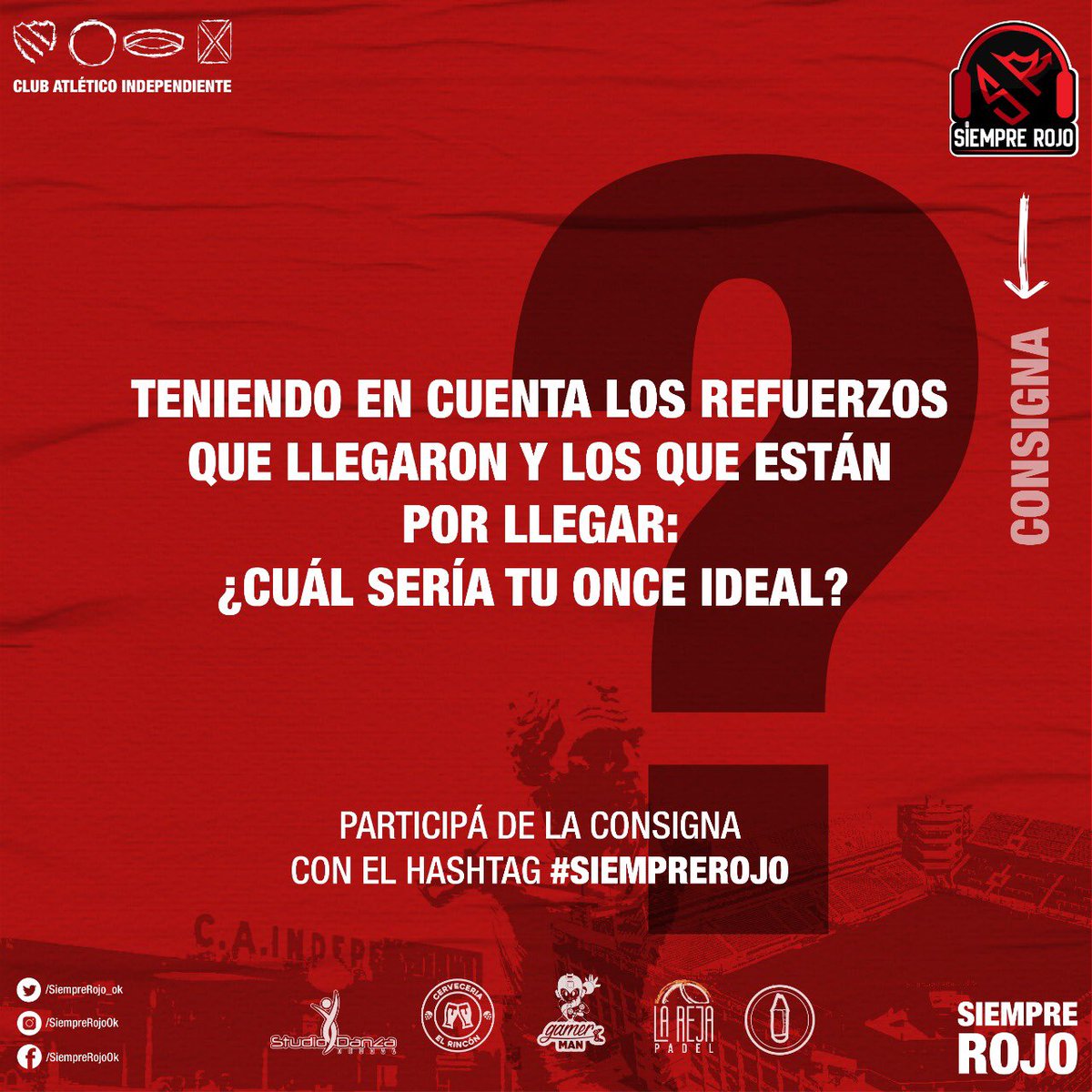 SIEMPRE ROJO tweet media