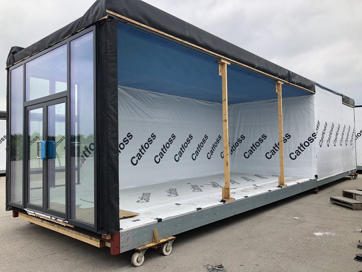 CatfossModular's tweet photo. Next NHS Job Built, Wrapped and Ready for dispatch. 
Watch this space....
#nhs #CatfossModular #BuildOffsite #TheFuture #Construction https://t.co/4vM9519Nxw