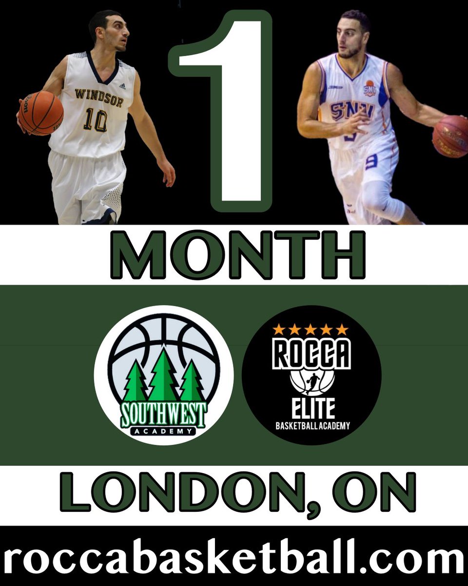 Roccabasketball's tweet photo. 1 Month 📍London, ON !!

Register: https://t.co/8gqrW8CTBB https://t.co/Xm15tXt7fN
