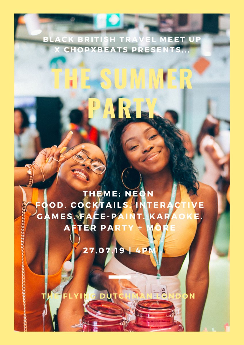 BBTravelMeetUp's tweet photo. Our SUMMER ALL DAYER PARTAY! 💥
Don’t miss out y’all!
Get your tickets: https://t.co/QSxJF6egbC
27.07 | 4PM #bbtmu https://t.co/Uqe3TlAVxy