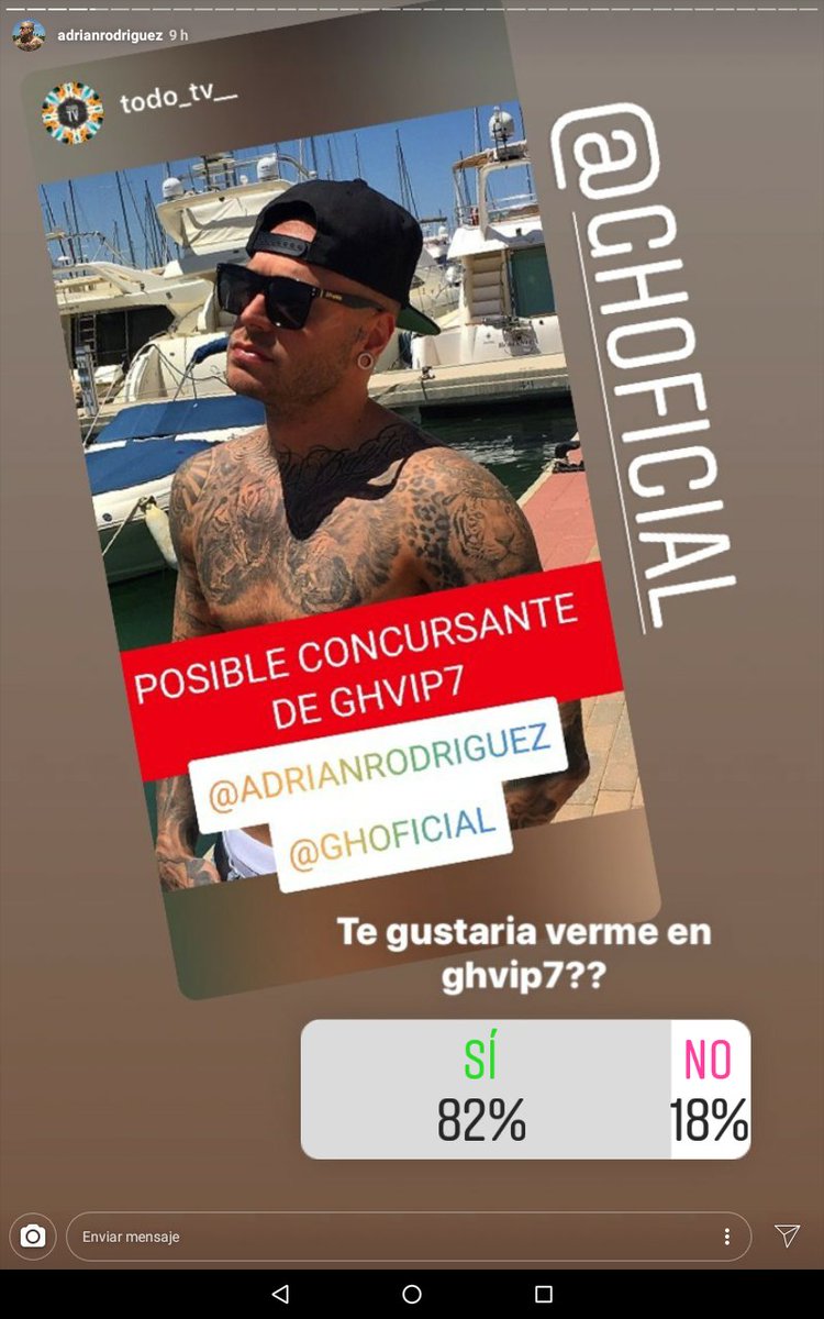 El Sabio (@el_sabio__) on Twitter photo 🔴 ÚLTIMA HORA🔴
Adrián Rodríguez podría convertirse en concursante de #GHVIP7
¿Te gustaría que participara?
Pd: A mí me encantaría, en Supervivientes no pudimos disfrutarlo. Todos merecemos una segunda oportunidad! Ojalá se cumpla!
#adrienghvip7
<a href="/adrirodriguez8/">Adrián Rodríguez</a> 🔴 ÚLTIMA HORA🔴
Adrián Rodríguez podría convertirse en concursante de #GHVIP7
¿Te gustaría que participara?
Pd: A mí me encantaría, en Supervivientes no pudimos disfrutarlo. Todos merecemos una segunda oportunidad! Ojalá se cumpla!
#adrienghvip7
<a href="/adrirodriguez8/">Adrián Rodríguez</a>