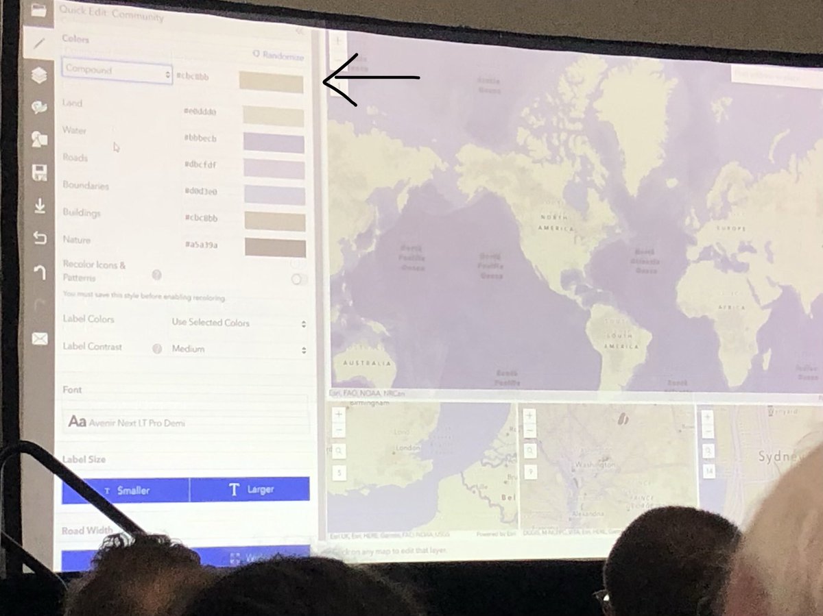 bfind74's tweet photo. Just finished an awesome morning here at #EsriUC. Asset data health in  #Salem Or, water mapping in #Santabarbara and #esri #vectortiles https://t.co/QG9QRTdJbp