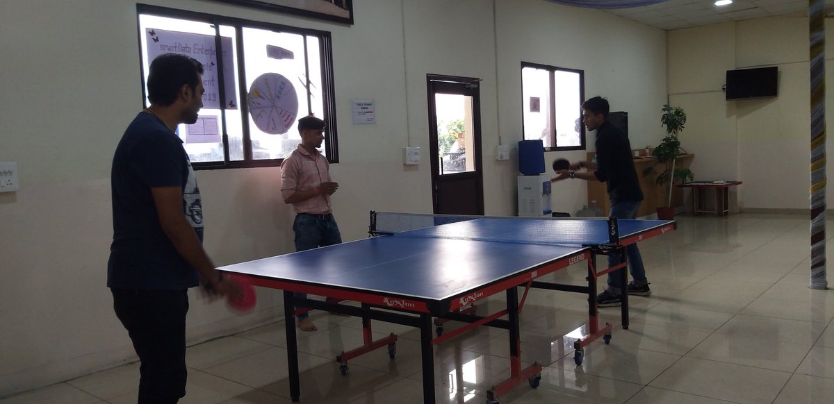 sdeievent's tweet image. #smartDataTableTennisTournament is being played will great enthusiasm and spirit by #smarTians at all branches and #Dehradun is no less. Many congratulations winners on topping this round too. #LearnBurnEarn