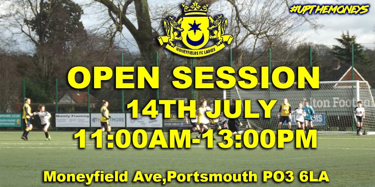 MoneysFCWomen's tweet photo. Just a few days away now as we look to have our 1st open session. The team has had a well deserved break but are all now hungry to come back ready for their 3rd promotion push in 3 seasons. New faces are welcome to join us ⬇️⬇️
#UPTHEMONEYS https://t.co/qU3p5ncWVd
