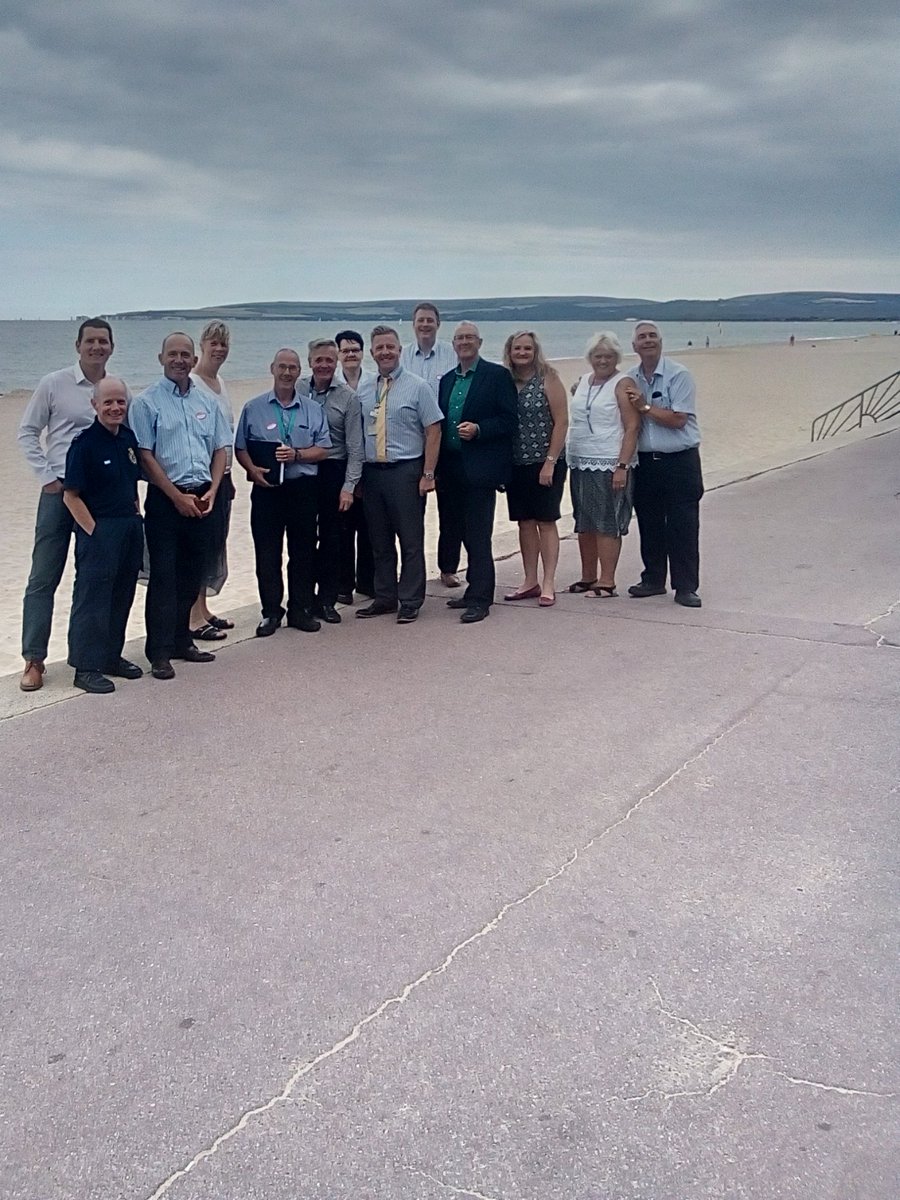 Great branch meeting today at St Ann's hospital followed by fish and chips on the beach.