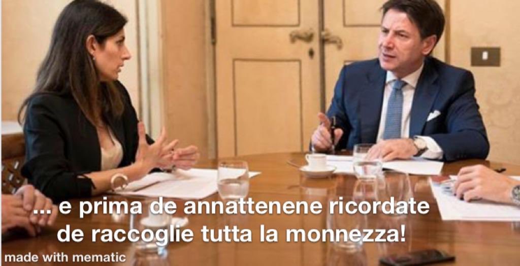 FerdiPerone's tweet photo. @virginiaraggi incontra il Presidente @GiuseppeConteIT sull’emergenza #rifiuti a @Roma  #aromavatuttobene https://t.co/CzOCMuyCMx