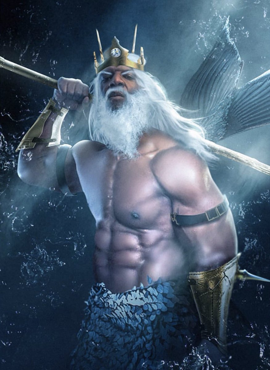 IF YALL RETWEET IT ENOUGH MAYBE IT’LL HAPPEN! 🧜🏾‍♀️🧜🏾‍♂️ KING TRITON! 🔱 #TerryForTriton #MermanLife #RetweetItThenWatchAGTat8