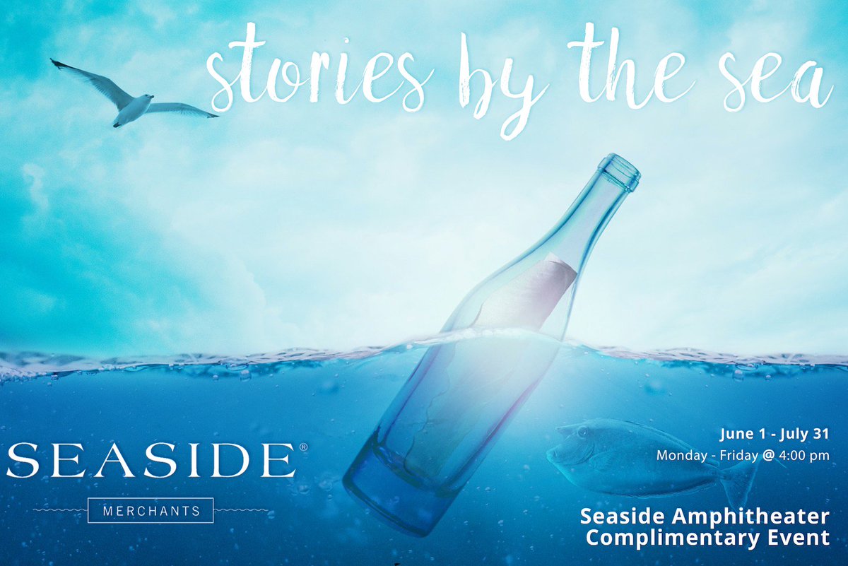 We love summer activities, especially when it involves the whole family! Check out Stories by the Sea at Seaside Amphitheater. A fun and interactive storytelling experience for all ages. Start time is at 4pm. #seasideamphitheater #southwalton #familyactivities