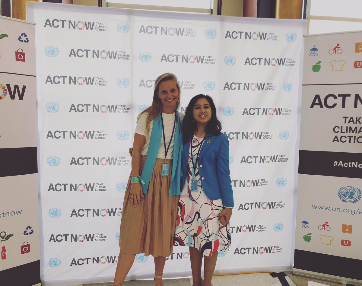 #FeministDemand @ #HLPF - Wearing turquoise to show solidarity with “Education and Lifelong Learning for All”! #HLPF2019 #SDG4 #ActNow @kidsrights @UN @UN_Women