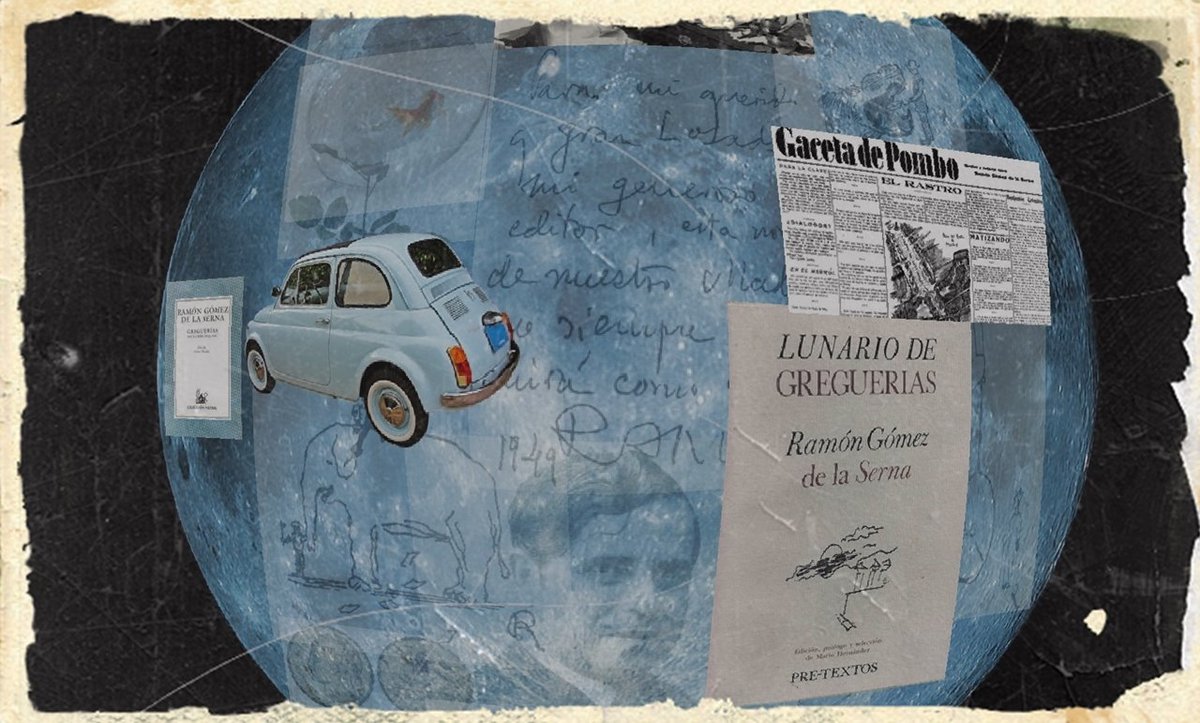 "La luna es un banco de metáforas arruinado." Greguería -RGS #Greguería #banco #metáfora #cafe #madrid