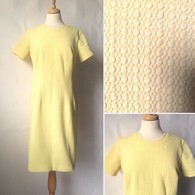 1960’s yellow Crimplene fitted dress. Size 14-16. £22. Online now #vintage #vintageclothing #vintagefashion #vintagestyle #retro #retroclothing #1960s #1960sfashion #1960sstyle #60sstyle #60sclothing #60sfashion #60sdress #1960sdress #sixtiesdress #fitte… ift.tt/2JqdfYX
