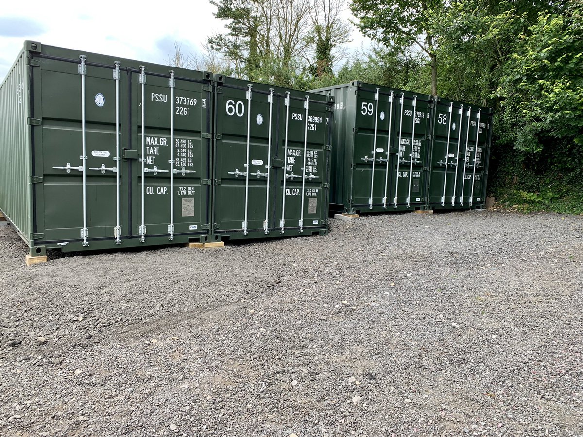 Yet another new, insulated, 20ft container arrived this morning. These still remain the most popular of the three storage options available, and at just 35 p/w it’s easy to understand why!!