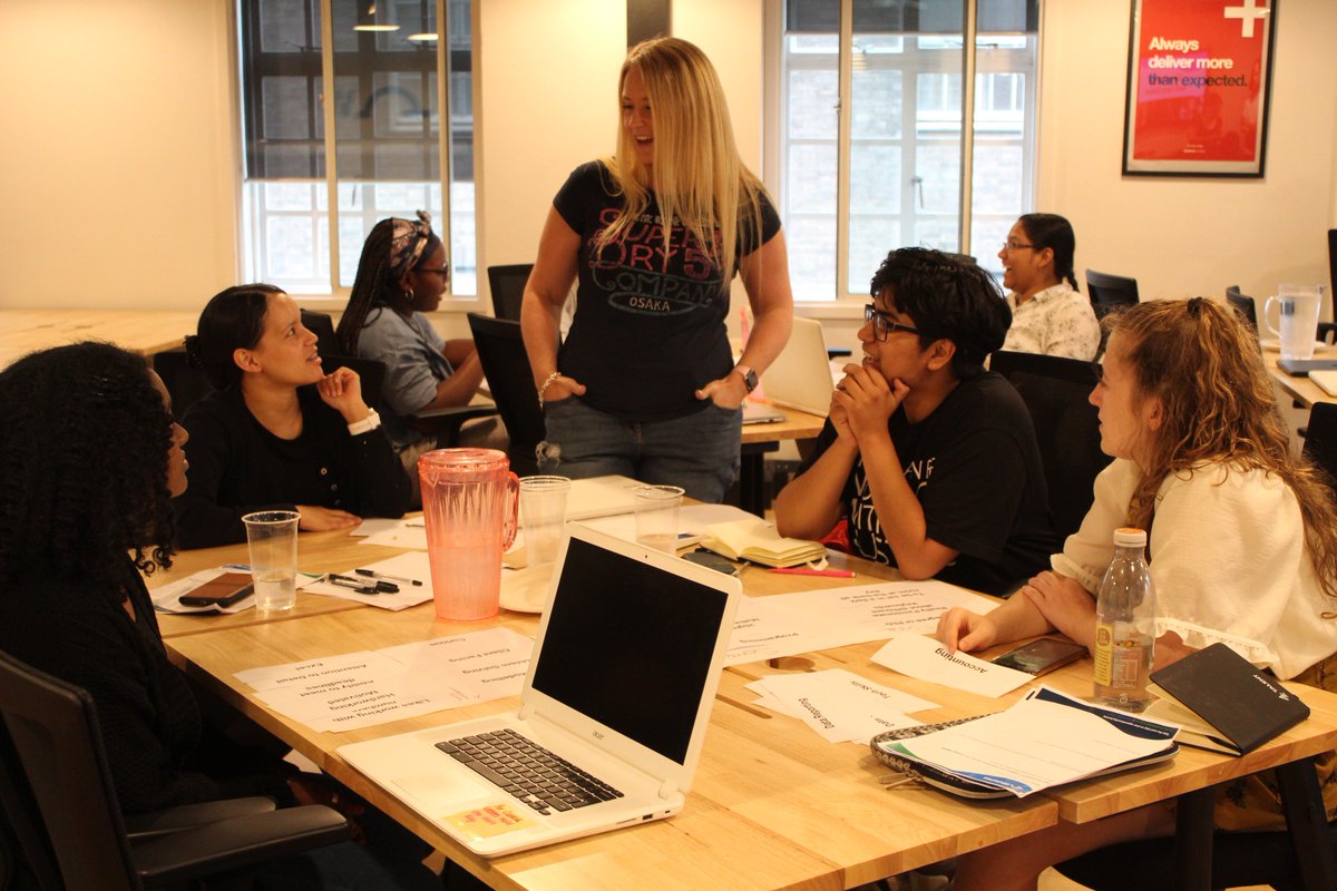 JoinMultiverse's tweet photo. Week 2 of our Girls' Tech Summer School and we're introducing #data analytics and the #skills needed to thrive in this career path. A huge thank you to innovator and entrepreneur @GinouInLondon for delivering an inspirational speech to get us started! 

#womenintech 
#datascience https://t.co/v25IAS1Rjh
