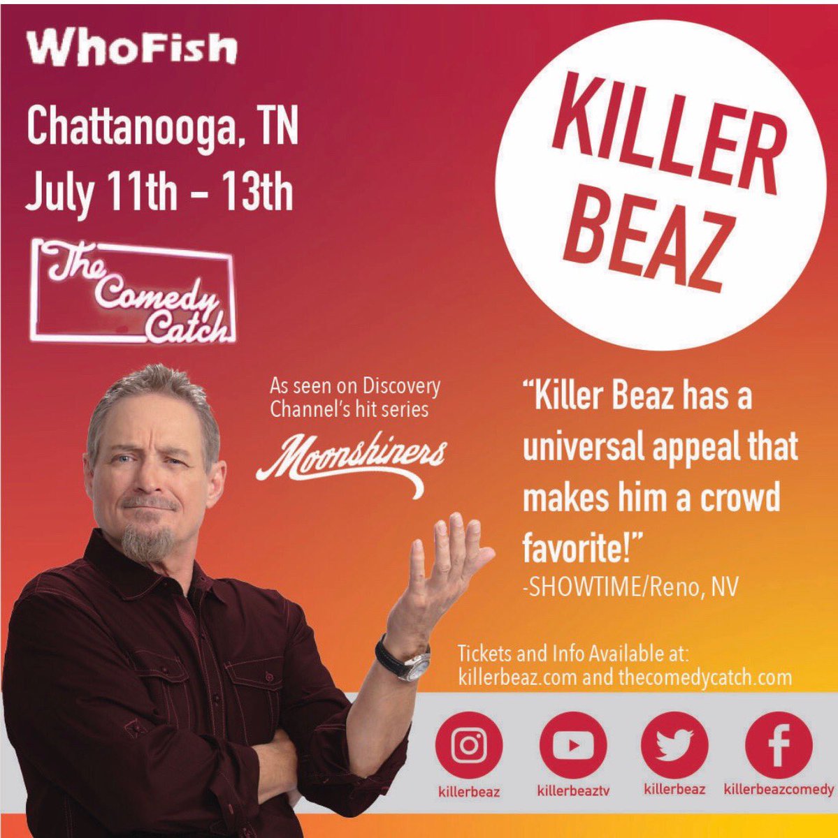 KILLERBEAZ's tweet photo. ⁦@US101⁩ ⁦⁦@comedycatch⁩ ⁦@wdefnews12⁩ @KZ106 ⁦@TalkRadio1023⁩ ⁦@markanddigger⁩ ⁦@chattanoogafun⁩ ⁦@chipchapman12⁩ ⁦@JessLarkinRaby⁩ ⁦@MoonshinersTV⁩ ⁦@MoonPie⁩ ⁦@LittleDebbie⁩ #comedylegend https://t.co/gDNhmvg7gs