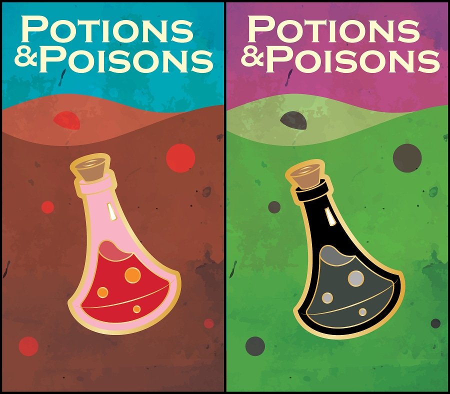 RocketManProps's tweet image. Only two days left in my #PotionsandPoisons #kickstarter, there&apos;s still time to fund our first stretch goal, I love the #lavalamp feel of the potion version of this design, but coupled with the inky #monochromatic black version makes it my favorite kickstarter.com/projects/gibbt…