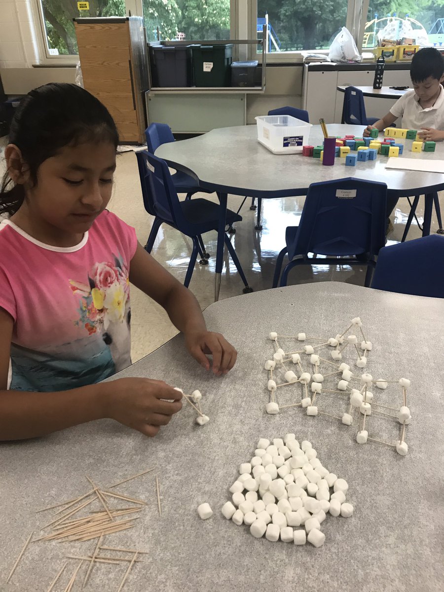 asolimin's tweet photo. ENL Summer School Fun - Stem Project with marshmallows and toothpicks.  What can we make? Reading to furry friends and solving math puzzles.  Thank you to Marcos CHS student for helping out in our program! https://t.co/CU0MhIuEpT