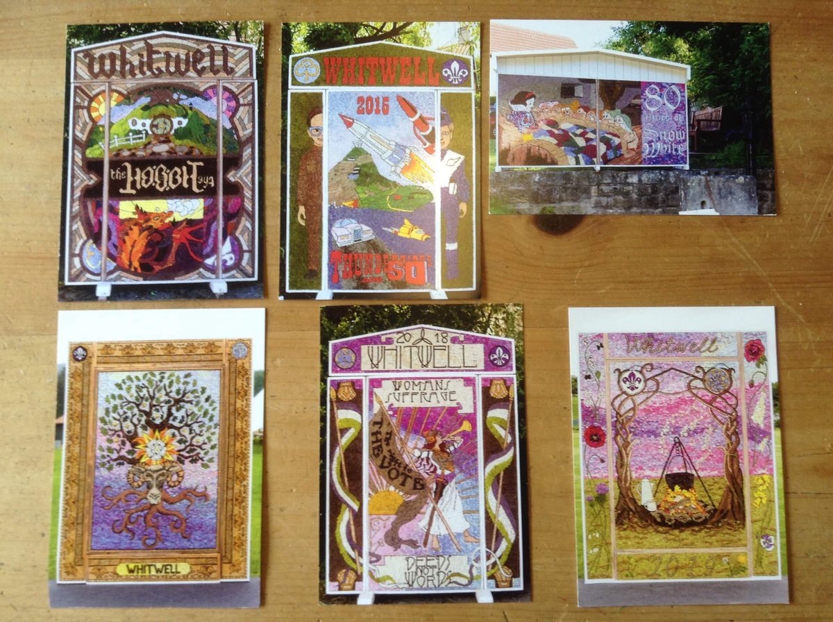WhitwellWells's tweet photo. We're now selling these postcards and more on our Facebook! https://t.co/eYo1SXkGJj #welldressing #whitwell #scouts #guides #fundraising https://t.co/PFtZkZyu9B