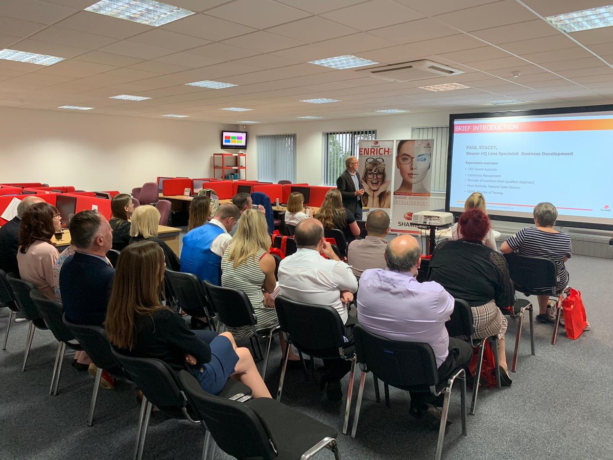 We are so proud of our new premises &amp; our products and love to show you. Tonight we are hosting an evening with independent opticians on how we can help support their businesses. Want to come along to the next one of or want us to come to you? Send me a message.