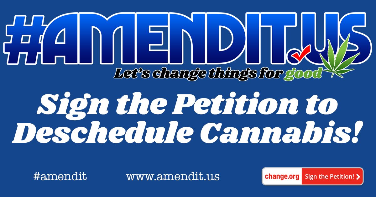 amenditus's tweet photo. SIGN THE OFFICIAL PETITION TO LEGALIZE CANNABIS BY AMENDING THE US CONSTITUTION!   💥   #AMENDIT

#amendit #amenditus #letslegalizeit #signthepetition #cannabis #marijuana #donate #share

https://t.co/QkMZ1j4yHH https://t.co/bQCt0Pq5G0