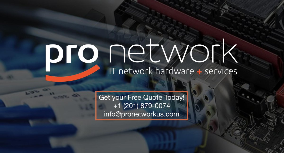 Pronetworkus1's tweet photo. Are you ready to sell? #ProNetworkUS is always in the market to #buy #networkhardware. As a customer-centric supplier of #networkequipment, we take pride in delivering quality products &amp; services. Speak to an #IThardware + Services Specialist today: https://t.co/9gjYVaB49y #IT https://t.co/I9xkJbbYJ2