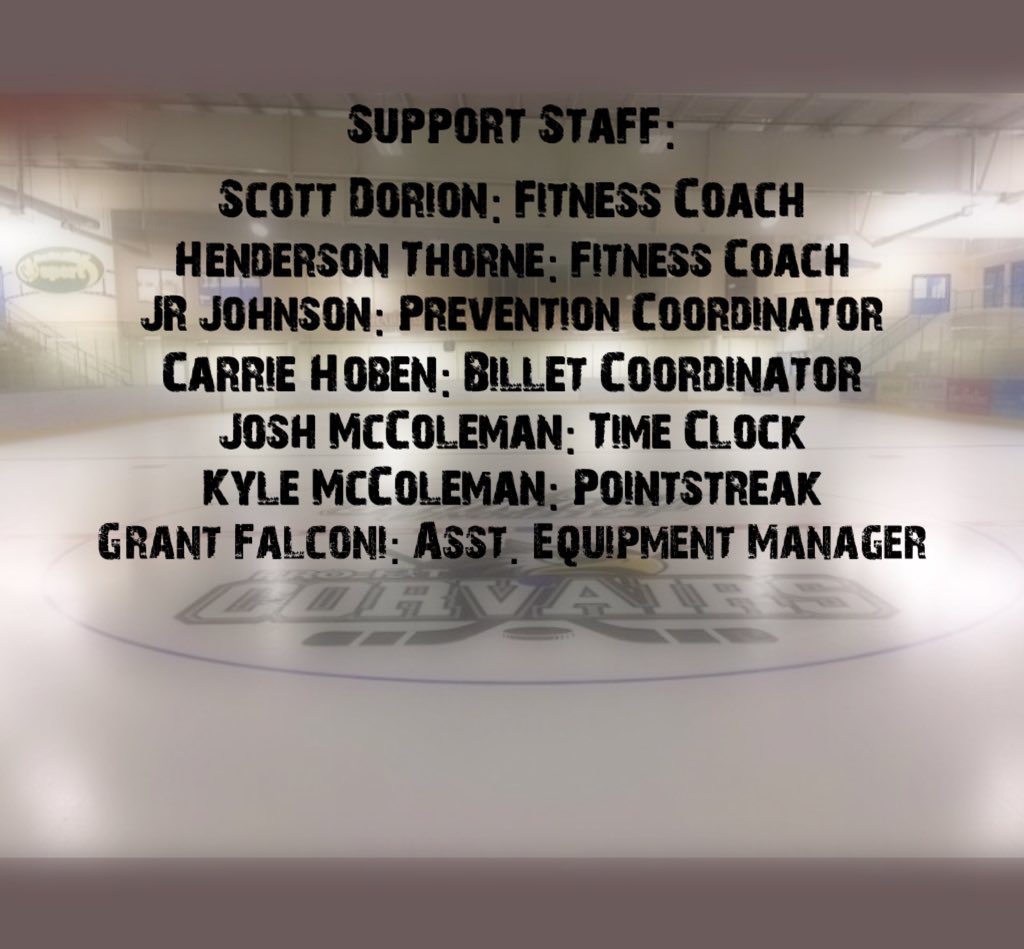 🚨ICYMI: We have announced our 2019/20 Bench Staff, Executives and Support Staff! We are confident with the individuals apart of our organization to help all our players reach their full potential in both hockey and life! #ComebackSeason