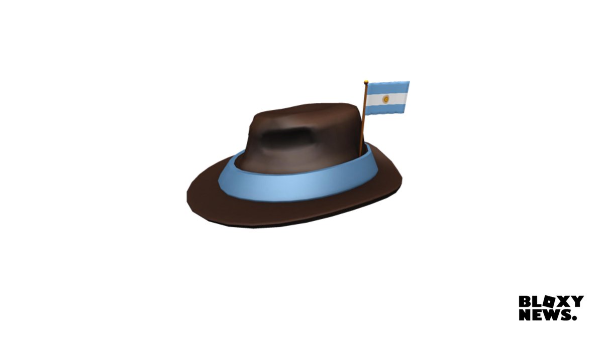 Bloxy News On Twitter Bloxynews Celebrate Argentina Independence Day On Roblox With A Free Argentina Fedora Get It Here Https T Co 8jsvlscy5w Https T Co 0fmxx5ykss - free fedora roblox