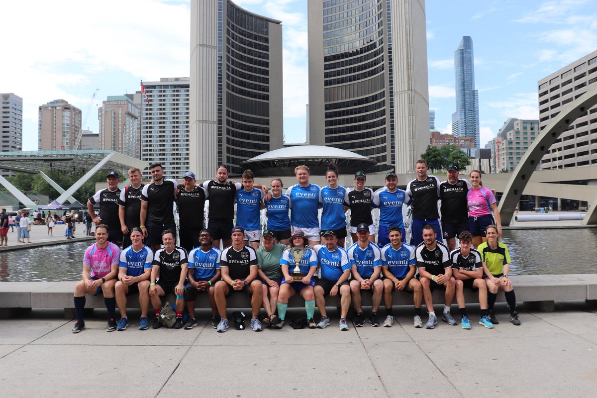 On Friday, July 5th 2019,  @npstoronto was once again the site of Rugby in the Square! Thank you to all our Corporate Teams, Event Sponsors and Volunteers for making the 2019 event such a success! Click the link below for the full event recap. 

LINK: rugbyontario.com/news-detail/10…