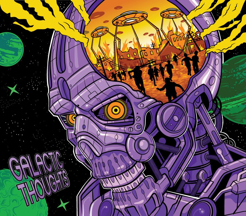 OldIrvingBeer's tweet image. Working on a new label with the talented Ink &amp;amp; Lead Designs for our next beer that will hit distro. GALACTIC THOUGHTS, a DDH Double IPA hopped w/ Galaxy/Mosaic/Motueka will be the first distro beer in our “thoughts” series to be released late summer/early fall. #galacticthoughts