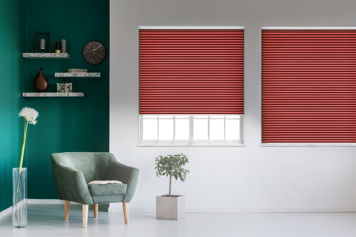 BlindsbyVeneta's tweet photo. Looking to add a touch of colors to your decor? Consider #VenetaDesigner cellular shades for variety of colors and option! #customwindowtreatment @NienMadeUSA https://t.co/8U1HXyFviw