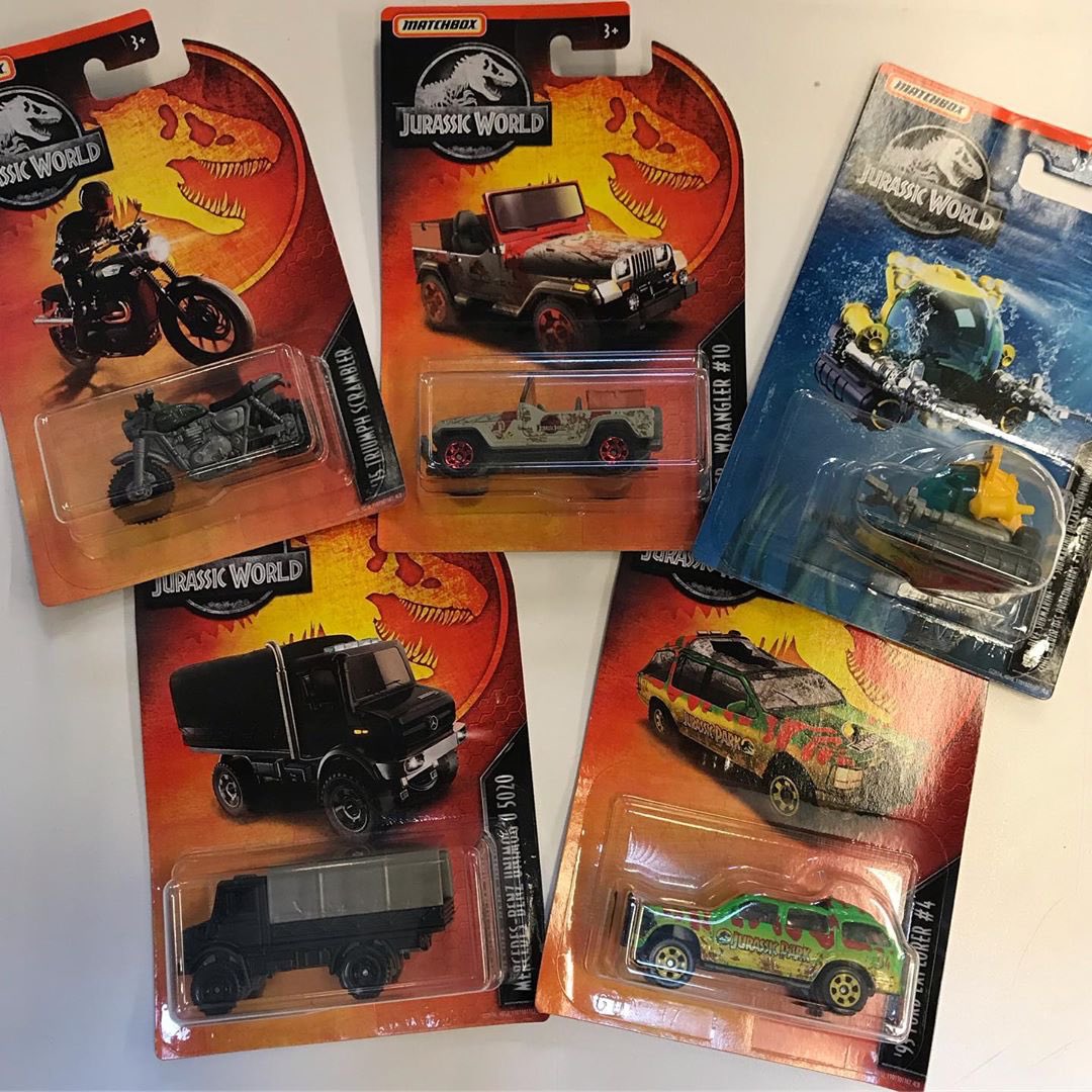 jurassic park jeep matchbox
