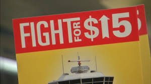 JOCWashDC's tweet photo. Raising federal minimum wage to $15 an hour by 2025 would boost wages of 17 million workers but could cause between 1.3 and 3.7 million workers to lose their jobs, says @USCBO. https://t.co/7mE6mokbHx